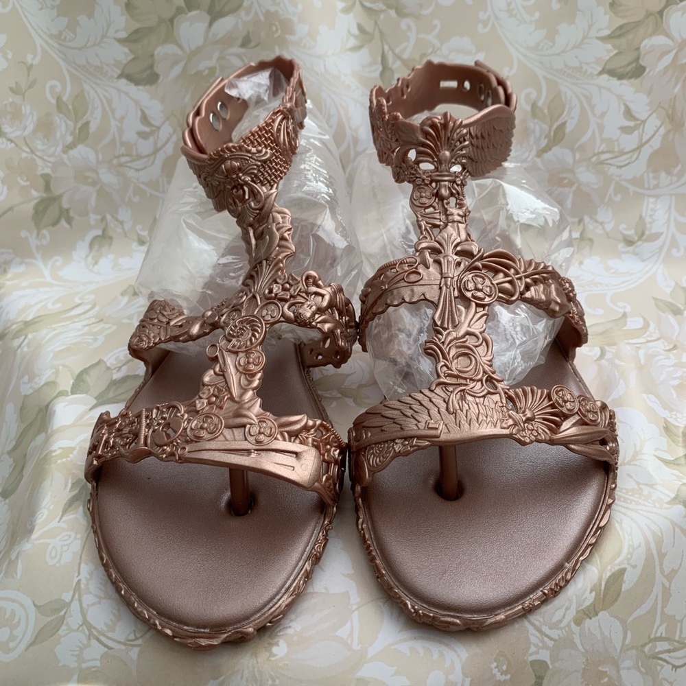 RARE Melissa +Campana Jelly Gladiator sandals,